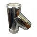&Oslash; 120/180 стінка 1 мм Трійник 45&deg; для димоходу нерж/оцинковка (сендвіч) ВУ UA5715 фото 2