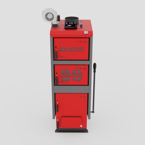 20кВт Котел длительного горения 6 мм сталь Marten Comfort MC МР913 фото