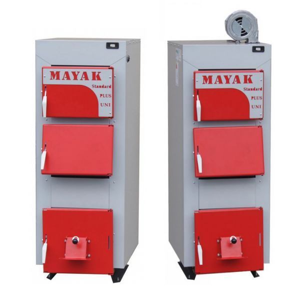 40 кВт Котел довготривалого горіння 6 мм сталь МАЯК АОТ-40 STANDARD PLUS МК1575 фото