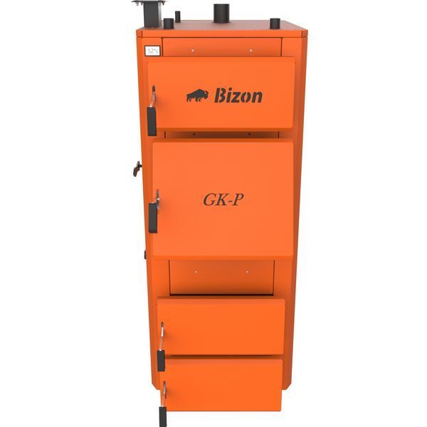 10&nbsp;кВт Котел длительного горения с автоматикою - 6 мм Bizon GK-P БЗ1426 фото