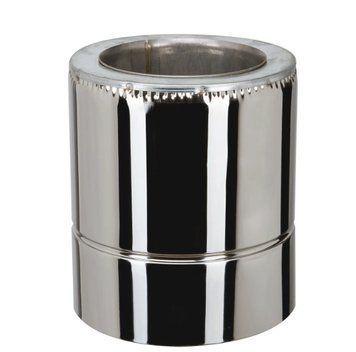 &Oslash; 150/220 L (довжина) 0.3 м. стінка 0,6 мм Труба димохідна сендвіч нерж/нерж ВУ UA5294 фото