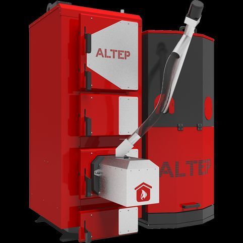 95 кВт Пеллетный котел (горелка+шамот)6 мм сталь Altep Duo Uni Pellet (KT-2EPG) Plus АТ2149 фото