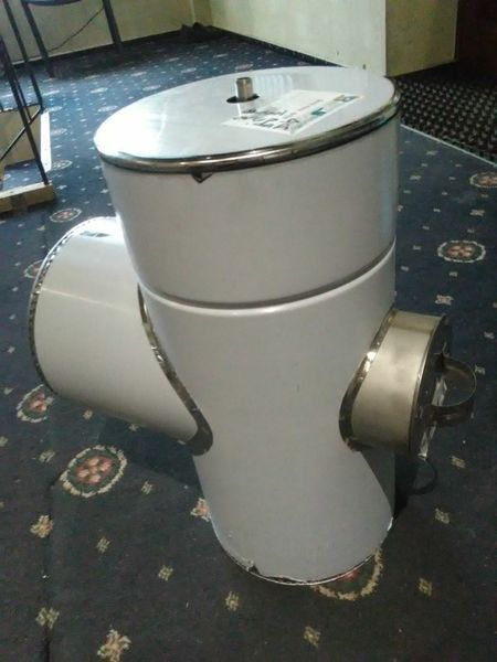 &Oslash; 230/300 стенка 0.6 мм.Тройник 87&deg; для дымохода нерж/нерж ВУ UA5417 фото